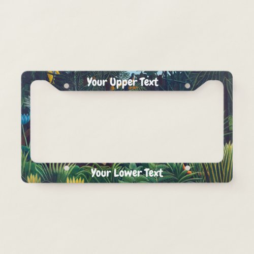 Henri Rousseau _ The Dream  Le Reve License Plate Frame