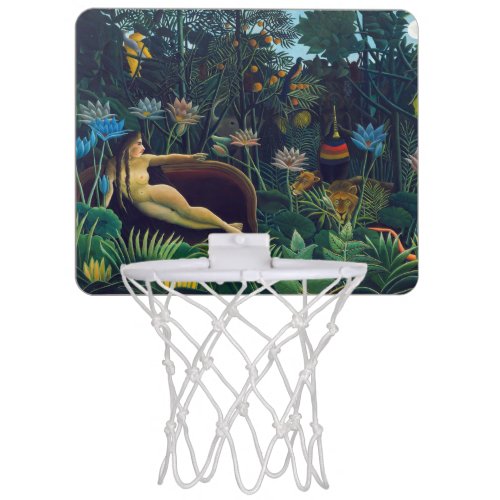 Henri Rousseau _ The Dream  Le Reve Mini Basketball Hoop