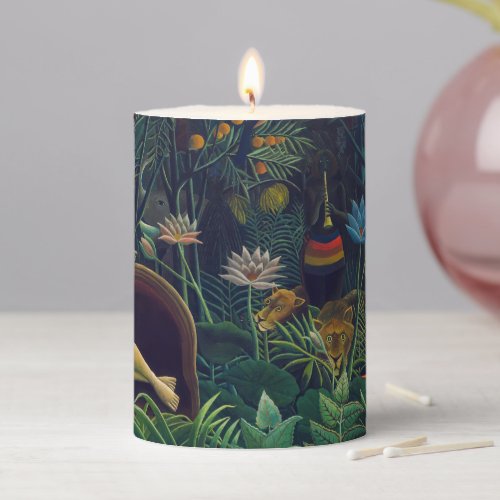 Henri Rousseau _ The Dream  Le Reve Pillar Candle