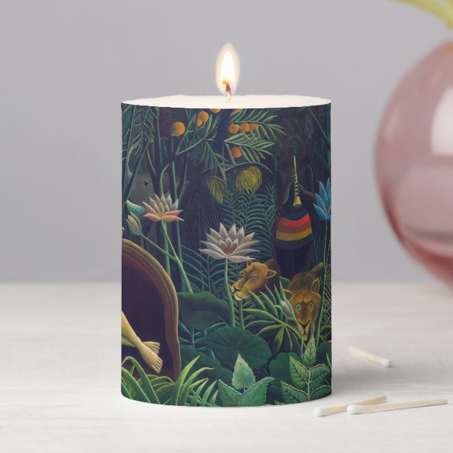 Henri Rousseau - The Dream / Le Reve Pillar Candle (In Situ)