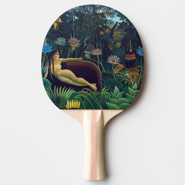 Henri Rousseau - The Dream / Le Reve Ping Pong Paddle (Front)