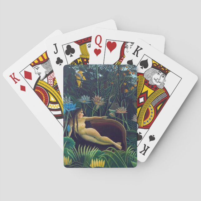 Henri Rousseau - The Dream / Le Reve Poker Cards (Back)