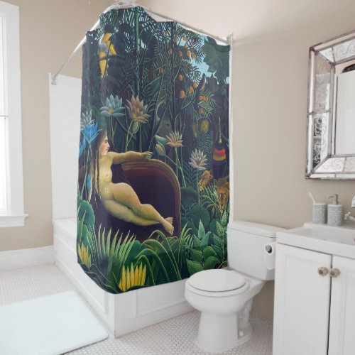 Henri Rousseau _ The Dream  Le Reve Shower Curtain