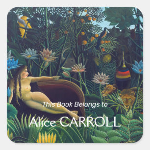 Henri Rousseau - The Dream / Le Reve Square Sticker