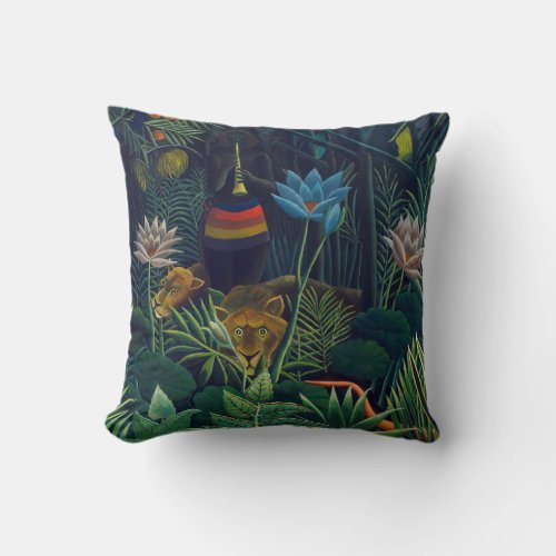 Henri Rousseau _ The Dream  Le Reve Throw Pillow