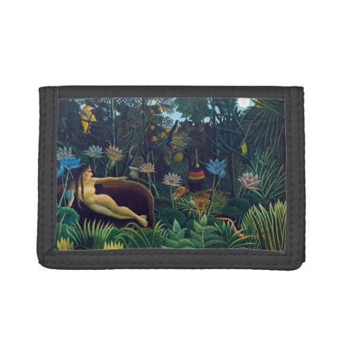 Henri Rousseau _ The Dream  Le Reve Trifold Wallet