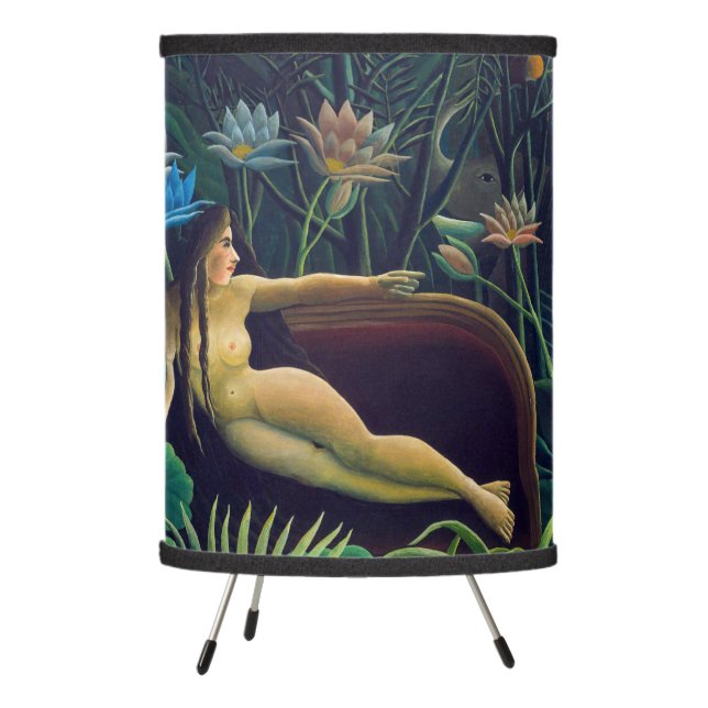 Henri Rousseau - The Dream / Le Reve Tripod Lamp (Left)