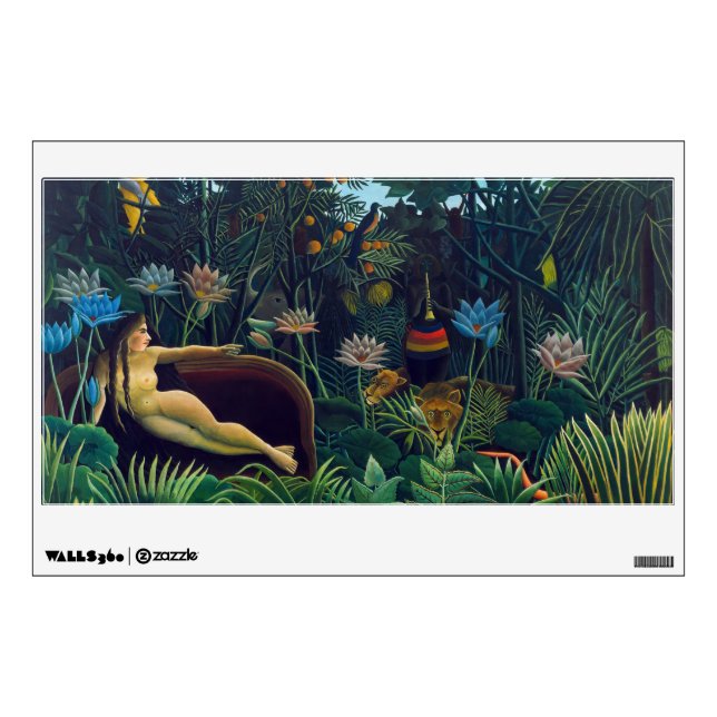 Henri Rousseau - The Dream / Le Reve Wall Decal (Front)