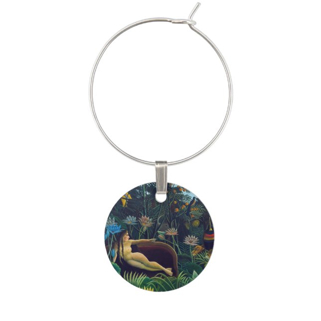 Henri Rousseau - The Dream / Le Reve Wine Charm (Front)