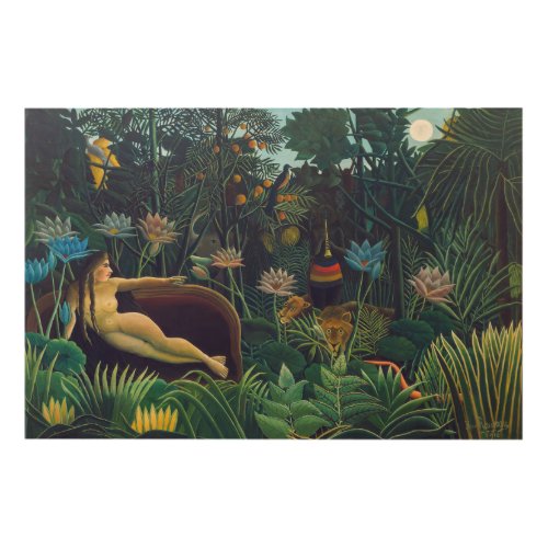 Henri Rousseau _ The Dream  Le Reve Wood Wall Art