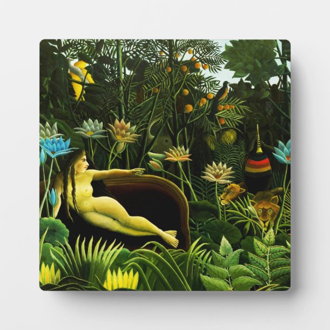 Henri Rousseau The Dream Plaque (Front)