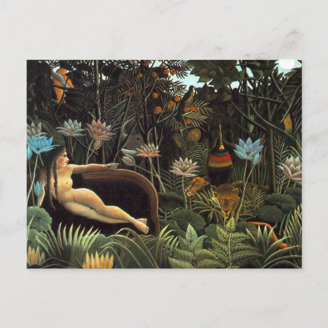 Henri Rousseau - The Dream Postcard (Front)