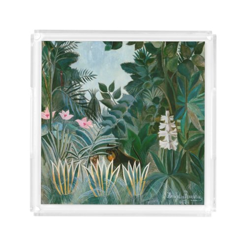 Henri Rousseau _ The Equatorial Jungle Acrylic Tray