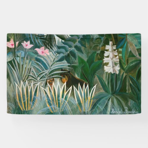 Henri Rousseau _ The Equatorial Jungle Banner