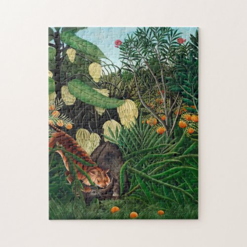 Henri Rousseau The Equatorial Jungle Botanical Gar Jigsaw Puzzle