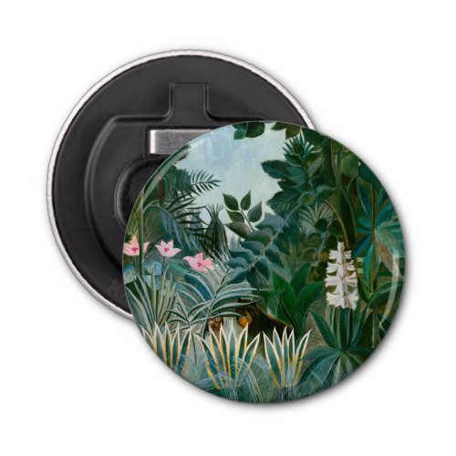 Henri Rousseau _ The Equatorial Jungle Bottle Opener