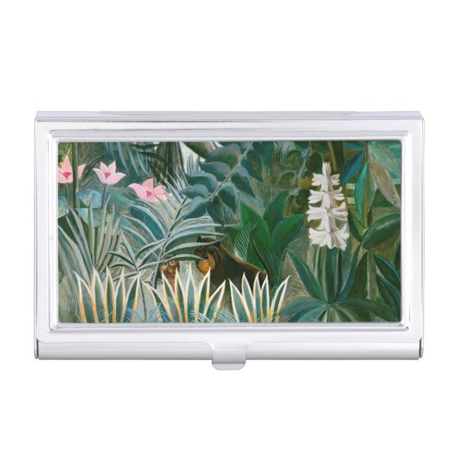 Henri Rousseau - The Equatorial Jungle Business Card Case (Front)
