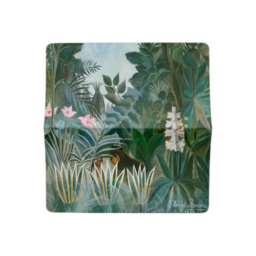 Henri Rousseau _ The Equatorial Jungle Checkbook Cover