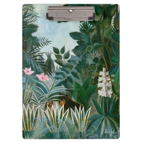 Henri Rousseau _ The Equatorial Jungle Clipboard