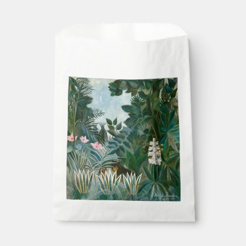 Henri Rousseau _ The Equatorial Jungle Favor Bag