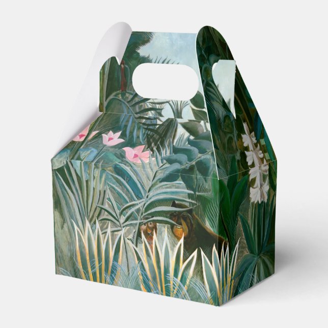 Henri Rousseau - The Equatorial Jungle Favor Boxes (Front Side)