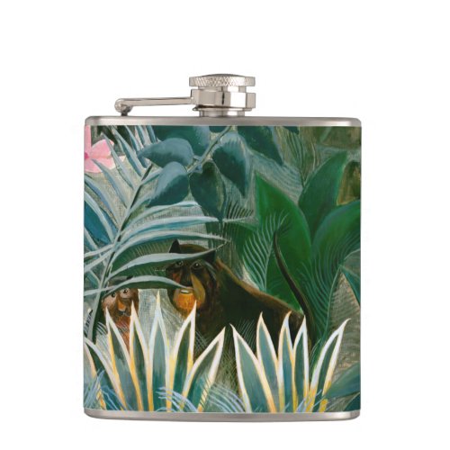 Henri Rousseau _ The Equatorial Jungle Flask