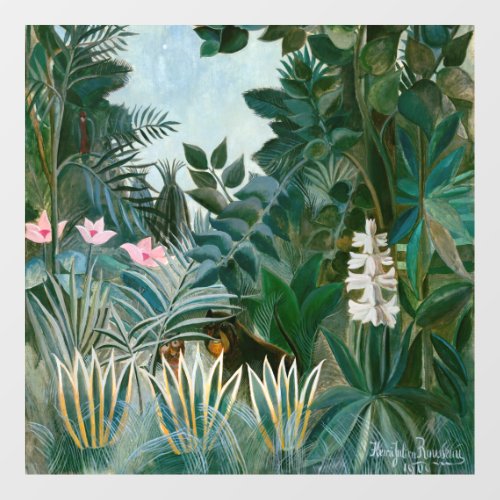 Henri Rousseau _ The Equatorial Jungle Floor Decals