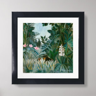 Henri Rousseau - The Equatorial Jungle Framed Art