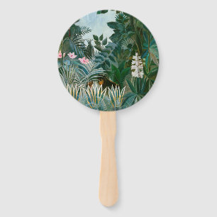 Henri Rousseau - The Equatorial Jungle Hand Fan