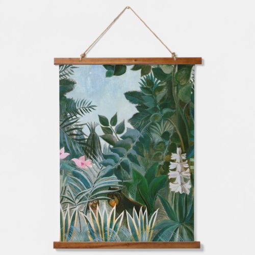 Henri Rousseau _ The Equatorial Jungle Hanging Tapestry