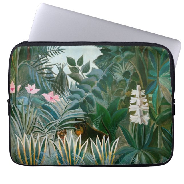 Henri Rousseau - The Equatorial Jungle Laptop Sleeve (Front)