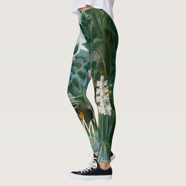 Henri Rousseau - The Equatorial Jungle Leggings (Left)