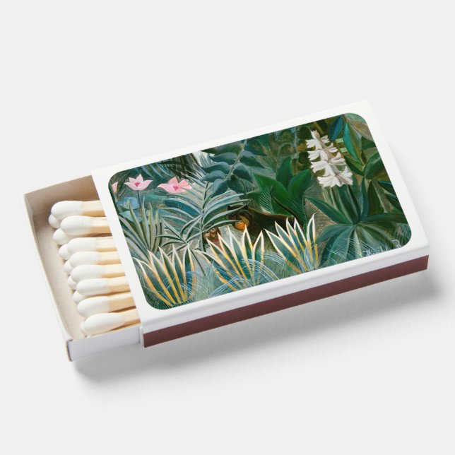 Henri Rousseau - The Equatorial Jungle Matchboxes (Front Open)