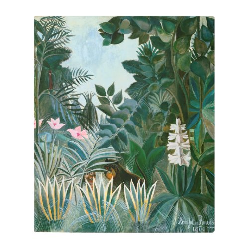 Henri Rousseau _ The Equatorial Jungle Metal Print