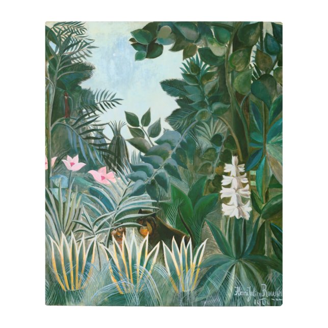 Henri Rousseau - The Equatorial Jungle Metal Print (Front)