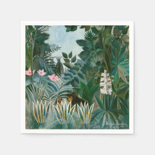 Henri Rousseau - The Equatorial Jungle Napkins