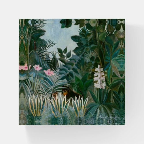 Henri Rousseau _ The Equatorial Jungle Paperweight