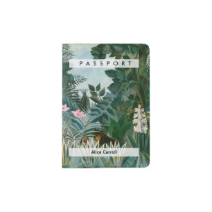 Henri Rousseau - The Equatorial Jungle Passport Holder