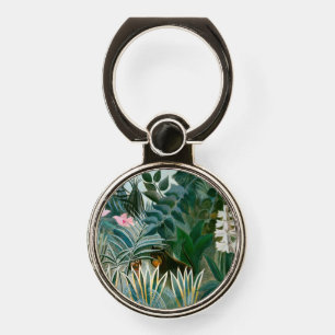 Henri Rousseau - The Equatorial Jungle Phone Ring Stand