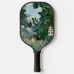Henri Rousseau - The Equatorial Jungle Pickleball Paddle