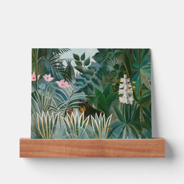 Henri Rousseau - The Equatorial Jungle Picture Ledge (Front)