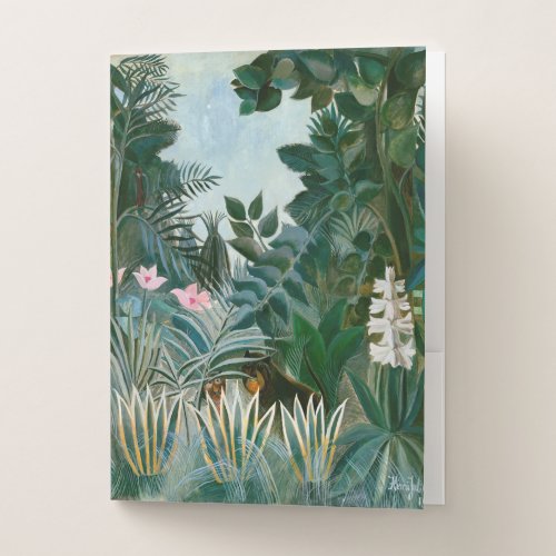 Henri Rousseau _ The Equatorial Jungle Pocket Folder