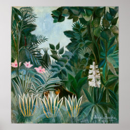 Henri Rousseau - The Equatorial Jungle Poster