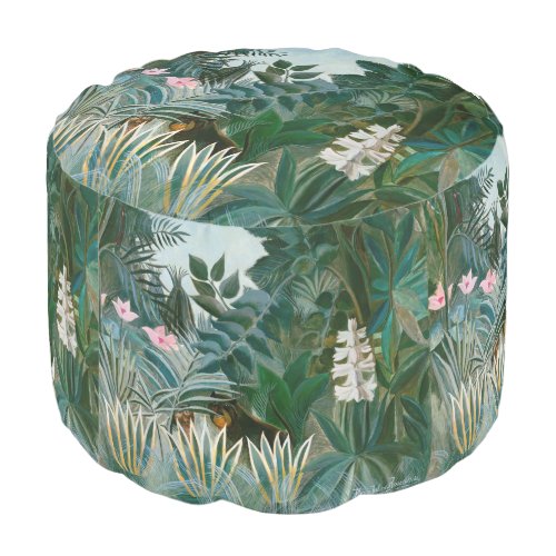 Henri Rousseau _ The Equatorial Jungle Pouf