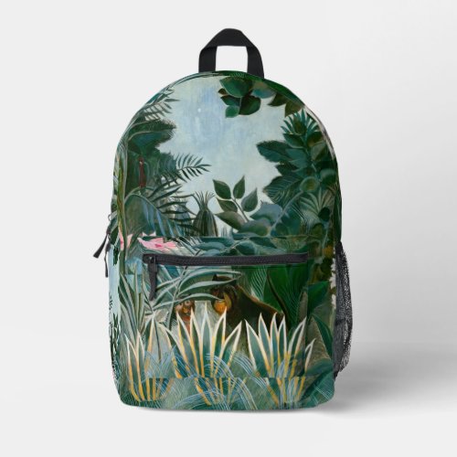 Henri Rousseau _ The Equatorial Jungle Printed Backpack