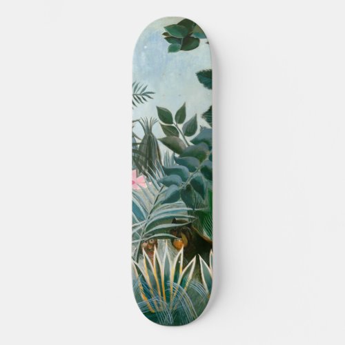 Henri Rousseau _ The Equatorial Jungle Skateboard