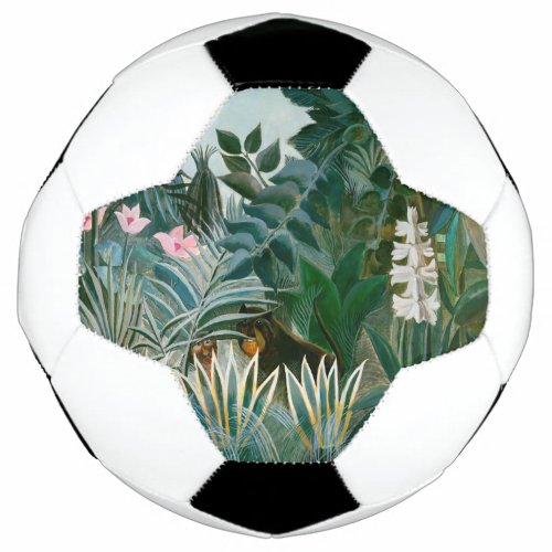 Henri Rousseau _ The Equatorial Jungle Soccer Ball
