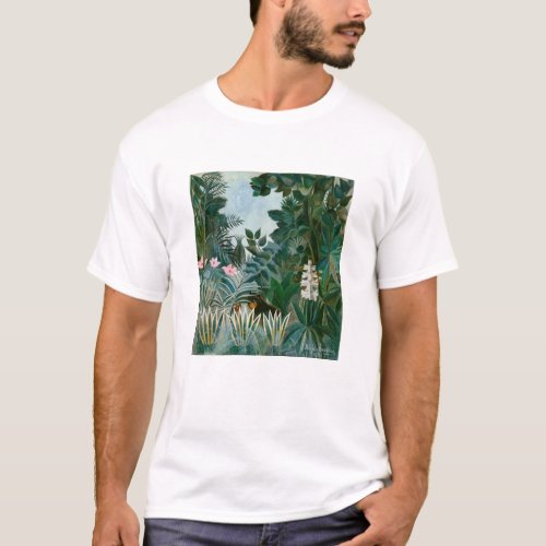 Henri Rousseau _ The Equatorial Jungle T_Shirt