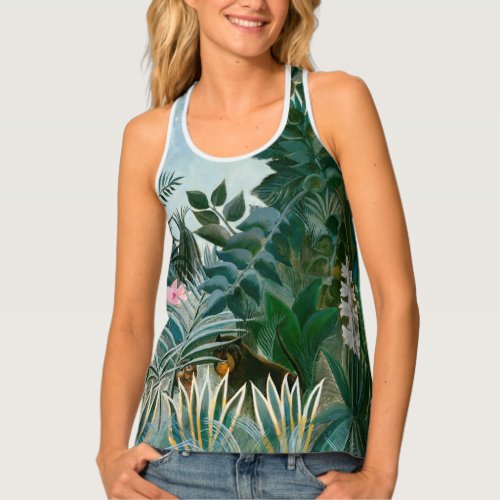 Henri Rousseau _ The Equatorial Jungle Tank Top