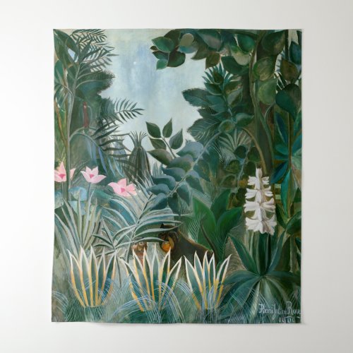 Henri Rousseau _ The Equatorial Jungle Tapestry